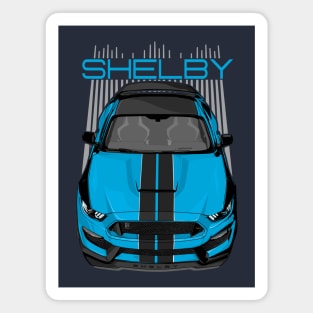 Shelby GT350 - Grabber Blue & Black Magnet